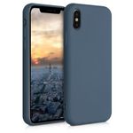 Husa pentru Apple iPhone X/iPhone XS, Silicon, Albastru, 49982.202 fotografia produsului