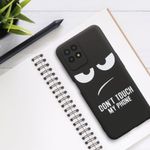 Husa Kwmobile pentru Realme 8i, Silicon, Negru/Alb, 58696.01 fotografia produsului View 2 S