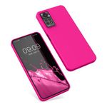 Husa Kwmobile pentru Xiaomi Redmi Note 11 Pro/Redmi Note 11 Pro 5G, Silicon, Roz, 57373.77 fotografia produsului