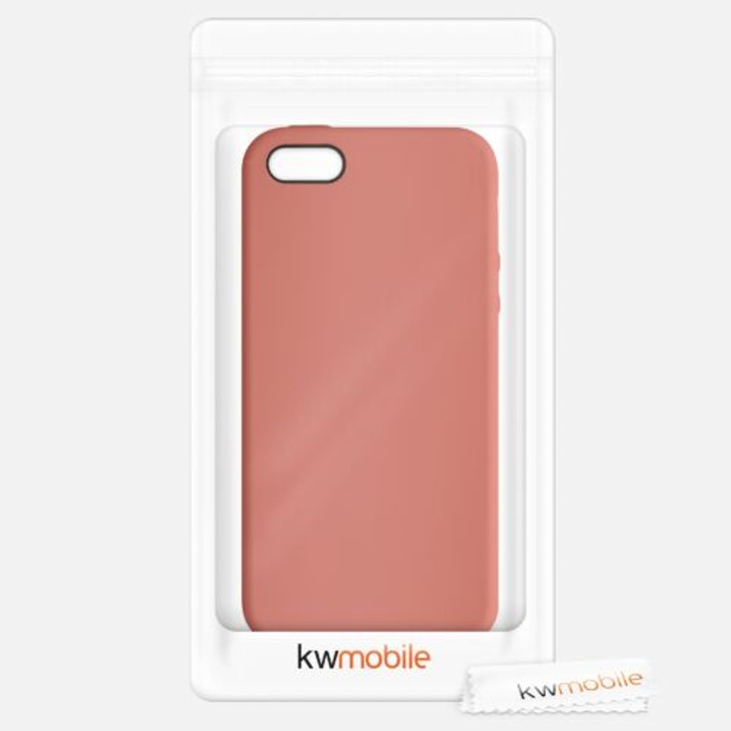 Husa pentru Apple iPhone 5/iPhone 5s/iPhone SE, Silicon, Roz, 42766.215 fotografia produsului View 7 L