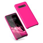 Husa Kwmobile pentru Samsung Galaxy S10, Silicon, Roz, 47732.77 fotografia produsului