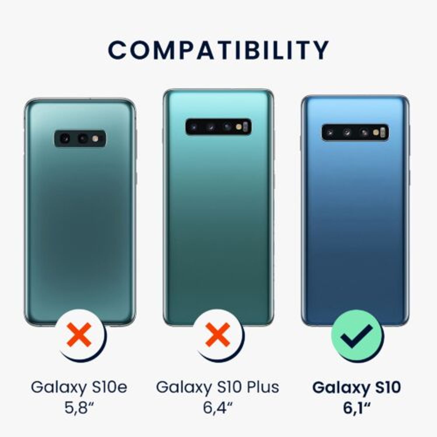 Husa Kwmobile pentru Samsung Galaxy S10, Silicon, Galben, 47732.191 fotografia produsului View 5 L