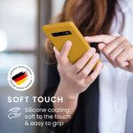 Husa Kwmobile pentru Samsung Galaxy S10, Silicon, Galben, 47732.191 fotografia produsului View 4 S