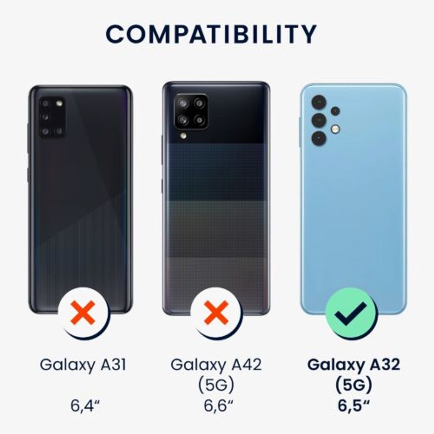 Husa Kwmobile pentru Samsung Galaxy A32 5G, Silicon, Rosu, 54336.208 fotografia produsului View 6 L