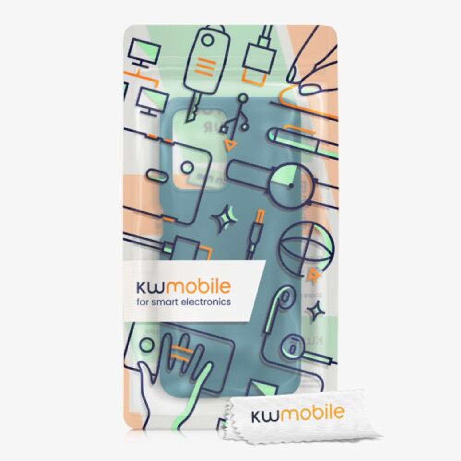 Husa Kwmobile pentru OnePlus Nord CE 2 Lite 5G, Silicon, Verde, 58756.57 fotografia produsului View 6 L
