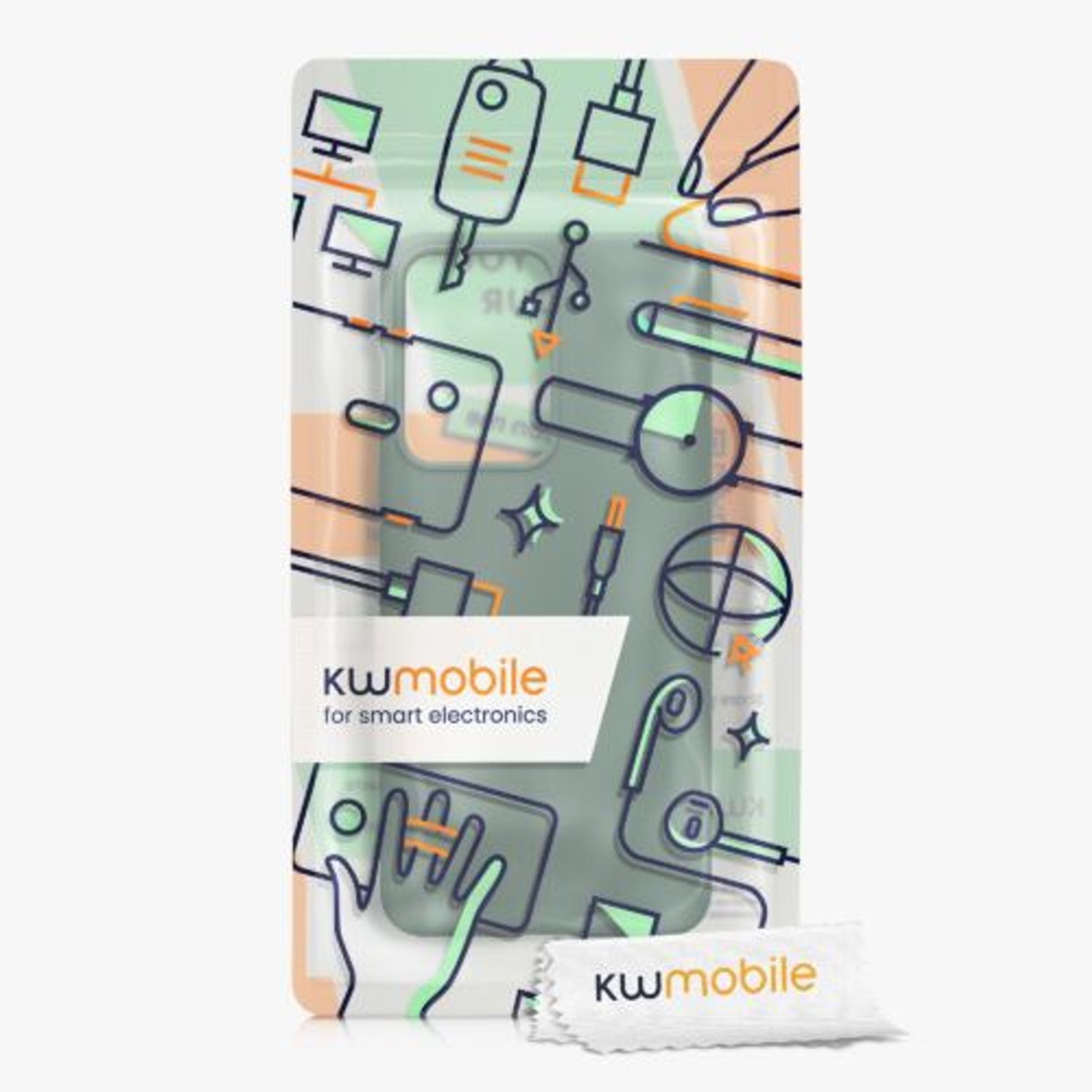 Husa Kwmobile pentru OnePlus Nord 2T, Silicon, Verde, 58764.166 fotografia produsului View 6 L