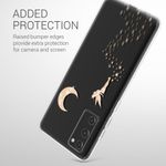 Husa Kwmobile pentru Samsung Galaxy S20 FE, Silicon, Transparent/Auriu, 53606.03 fotografia produsului View 6 S