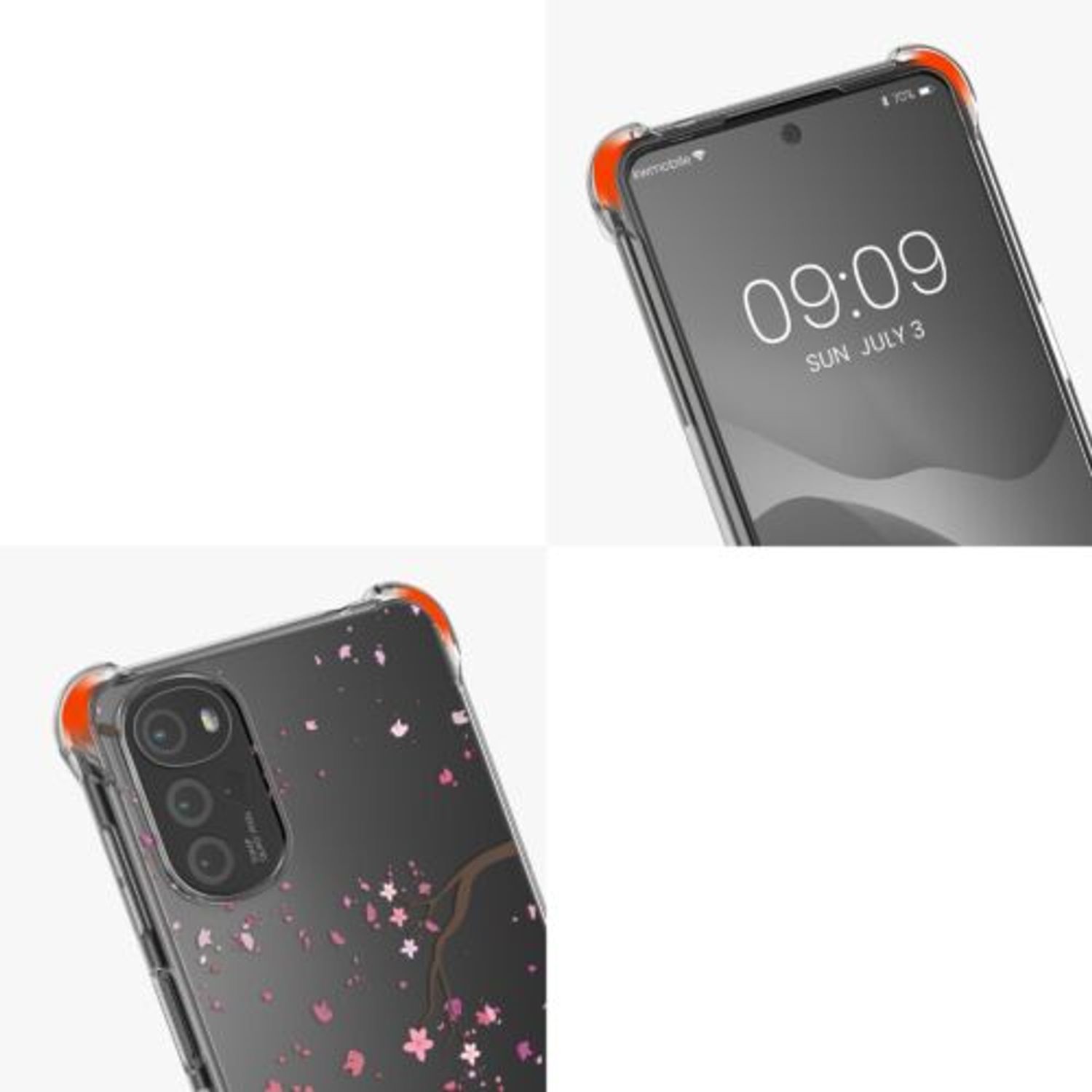 Husa Kwmobile pentru Motorola Moto G22, Silicon, Multicolor, 58820.01 fotografia produsului View 8 L