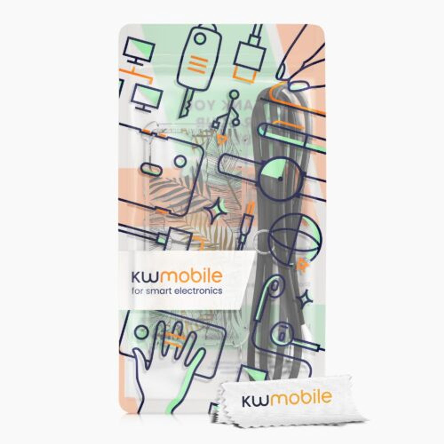 Husa Kwmobile pentru Motorola Edge 20 Lite, Silicon, Multicolor, 58819.01 fotografia produsului View 8 L