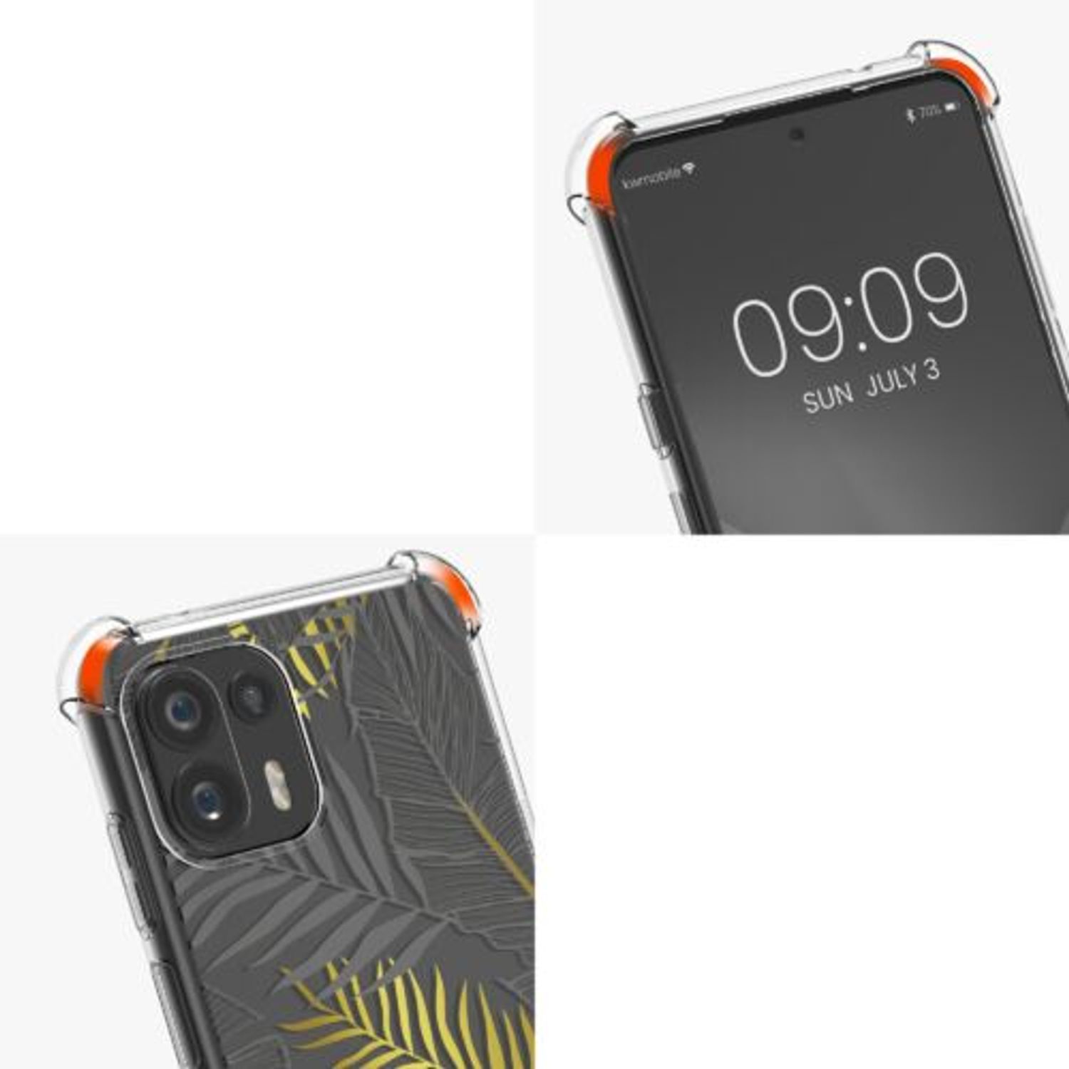 Husa Kwmobile pentru Motorola Edge 20 Lite, Silicon, Multicolor, 58819.01 fotografia produsului View 9 L