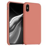 Husa pentru iPhone X/iPhone XS, Silicon, Rose Gold, 42495.215 fotografia produsului