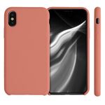 Husa pentru iPhone X/iPhone XS, Silicon, Rose Gold, 42495.215 fotografia produsului View 2 S