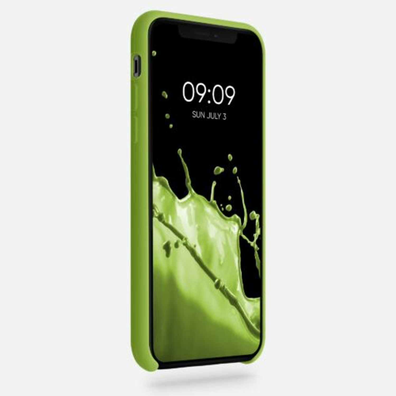 Husa pentru iPhone X/iPhone XS, Silicon, Verde, 42495.220 fotografia produsului View 3 L
