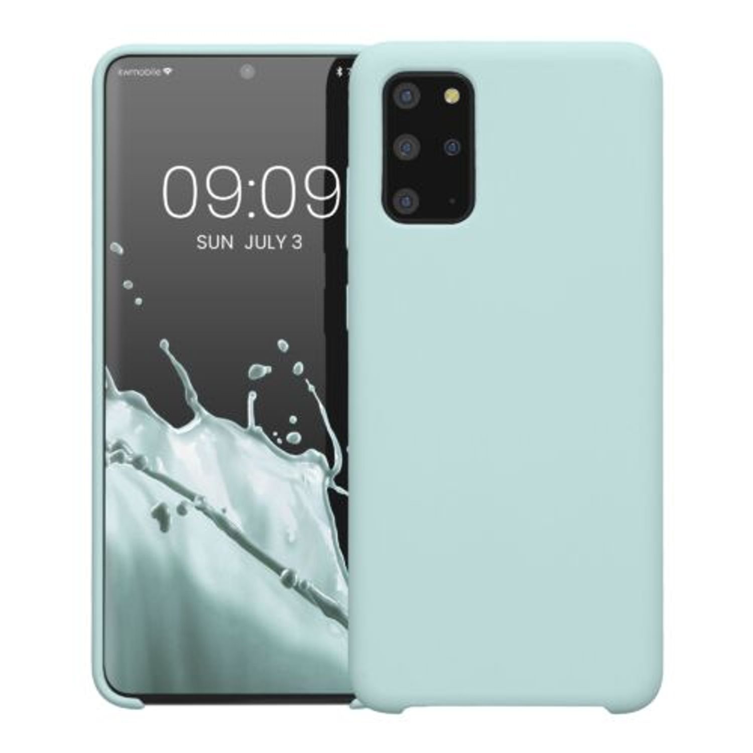 Husa Kwmobile pentru Samsung Galaxy S20 Plus, Silicon, Verde, 51217.200 fotografia produsului