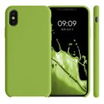 Husa pentru iPhone X/iPhone XS, Silicon, Verde, 42495.220 fotografia produsului View 2 S