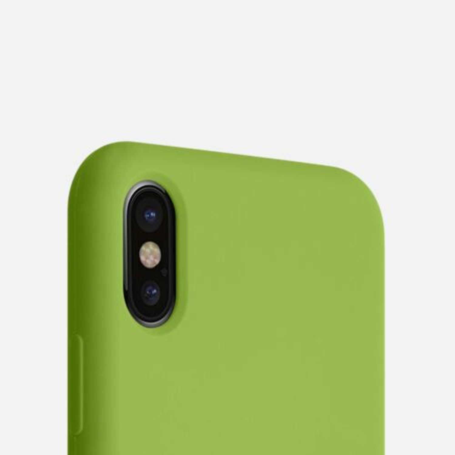 Husa pentru iPhone X/iPhone XS, Silicon, Verde, 42495.220 fotografia produsului View 8 L