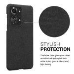 Husa Kwmobile pentru OnePlus Nord 2T, Textil, Gri, 58768.01 fotografia produsului View 14 S