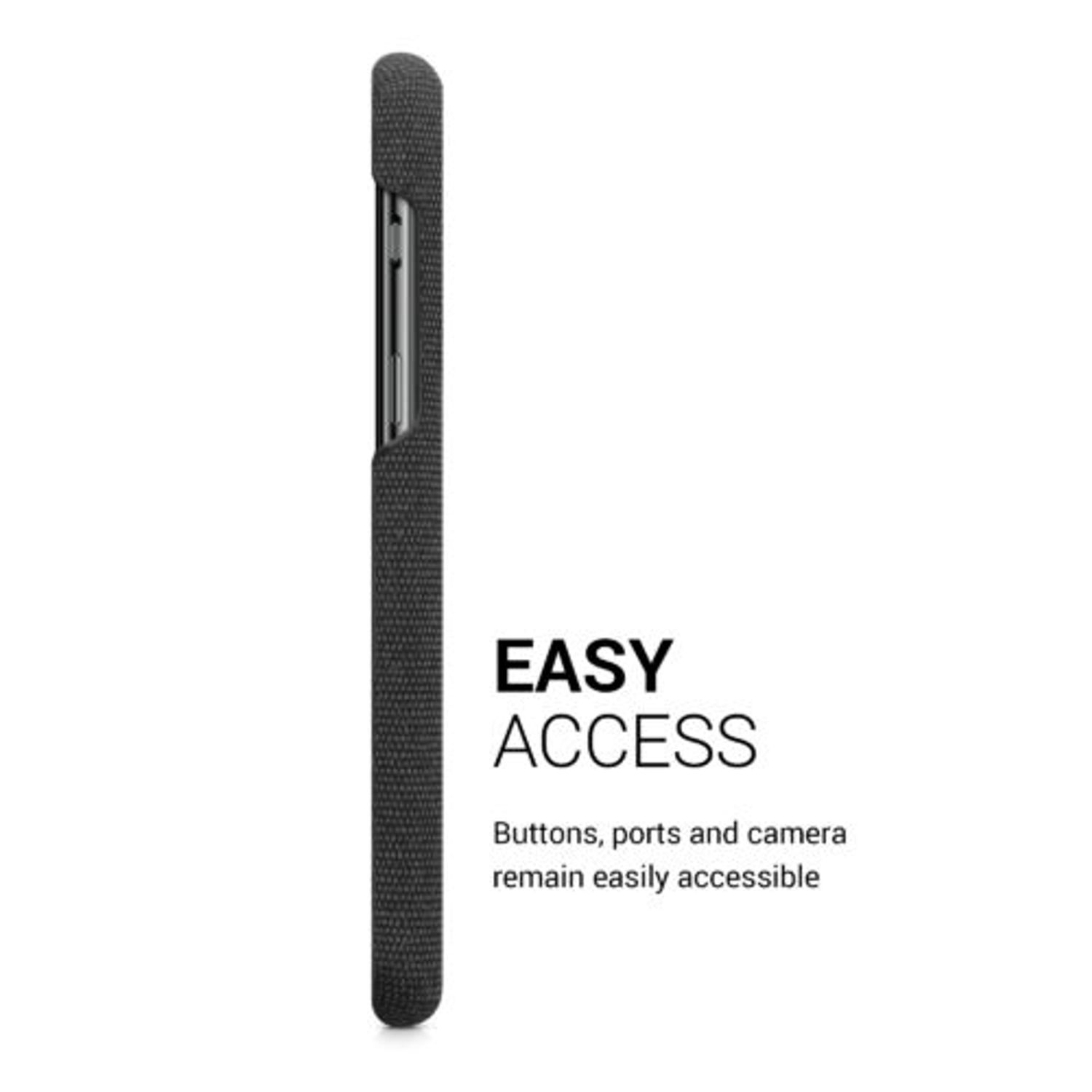 Husa Kwmobile pentru OnePlus Nord 2T, Textil, Gri, 58768.01 fotografia produsului View 13 L