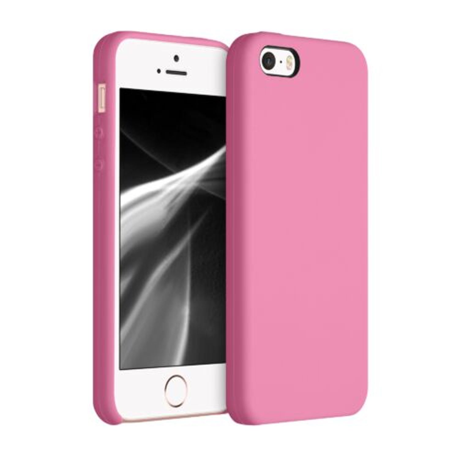 Husa pentru Apple iPhone 5/iPhone 5s/iPhone SE, Silicon, Roz, 42766.212 fotografia produsului