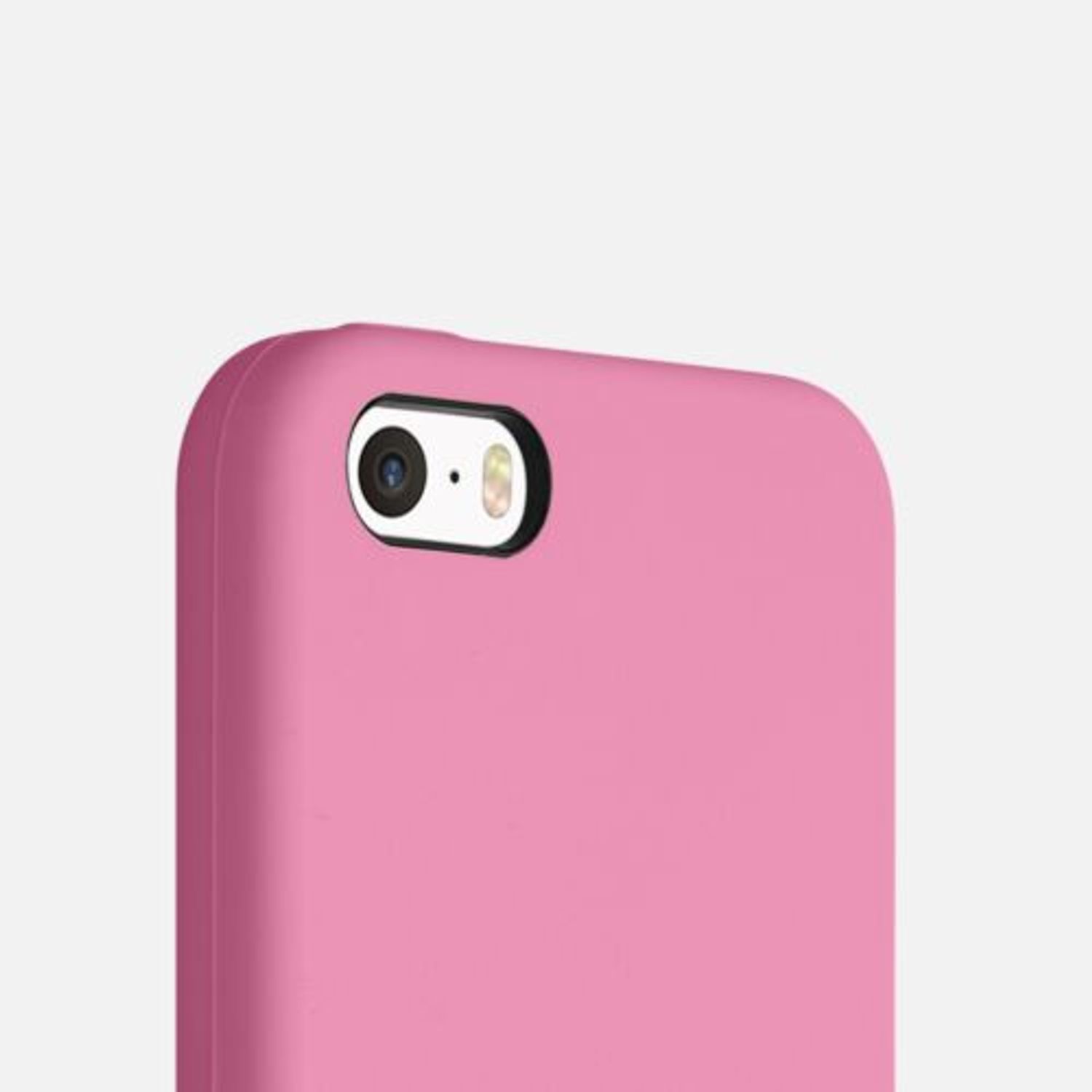 Husa pentru Apple iPhone 5/iPhone 5s/iPhone SE, Silicon, Roz, 42766.212 fotografia produsului View 7 L