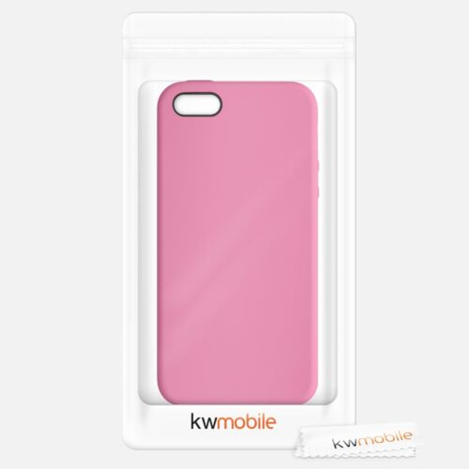 Husa pentru Apple iPhone 5/iPhone 5s/iPhone SE, Silicon, Roz, 42766.212 fotografia produsului View 8 L