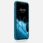 Husa pentru iPhone X/iPhone XS, Silicon, Albastru, 42495.224 fotografia produsului View 3 S