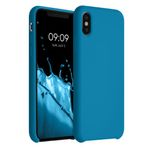 Husa pentru iPhone X/iPhone XS, Silicon, Albastru, 42495.224 fotografia produsului