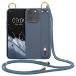 Husa Kwmobile pentru Apple iPhone 13 Pro Max, Silicon, Albastru, 56427.202 fotografia produsului