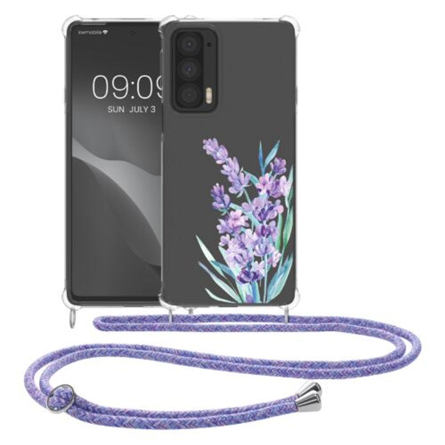 Husa Kwmobile pentru Motorola Edge 20, Silicon, Multicolor, 58817.01 fotografia produsului