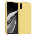 Husa pentru iPhone X/iPhone XS, Silicon, Galben, 42495.216 fotografia produsului