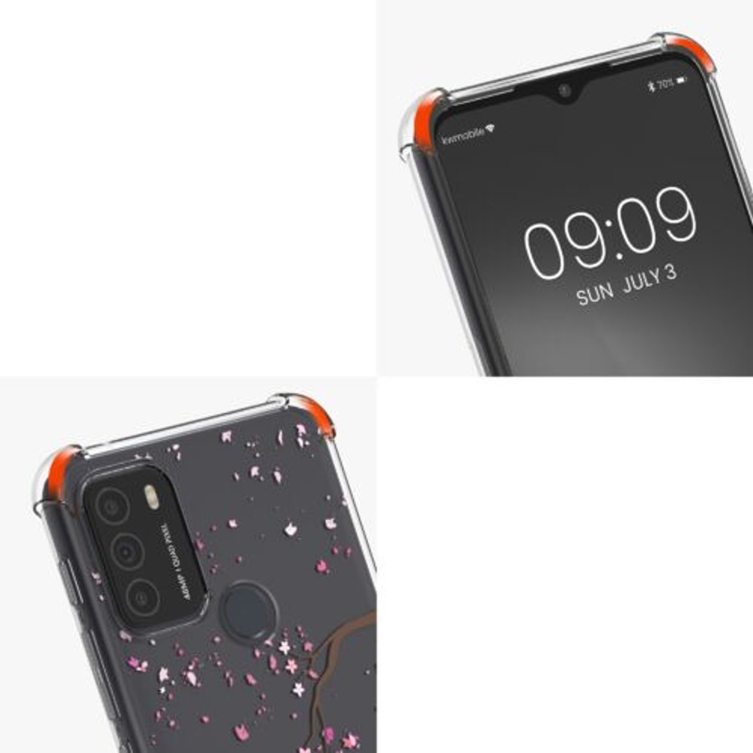 Husa Kwmobile pentru Motorola Moto G50, Silicon, Multicolor, 58818.02 fotografia produsului View 8 L