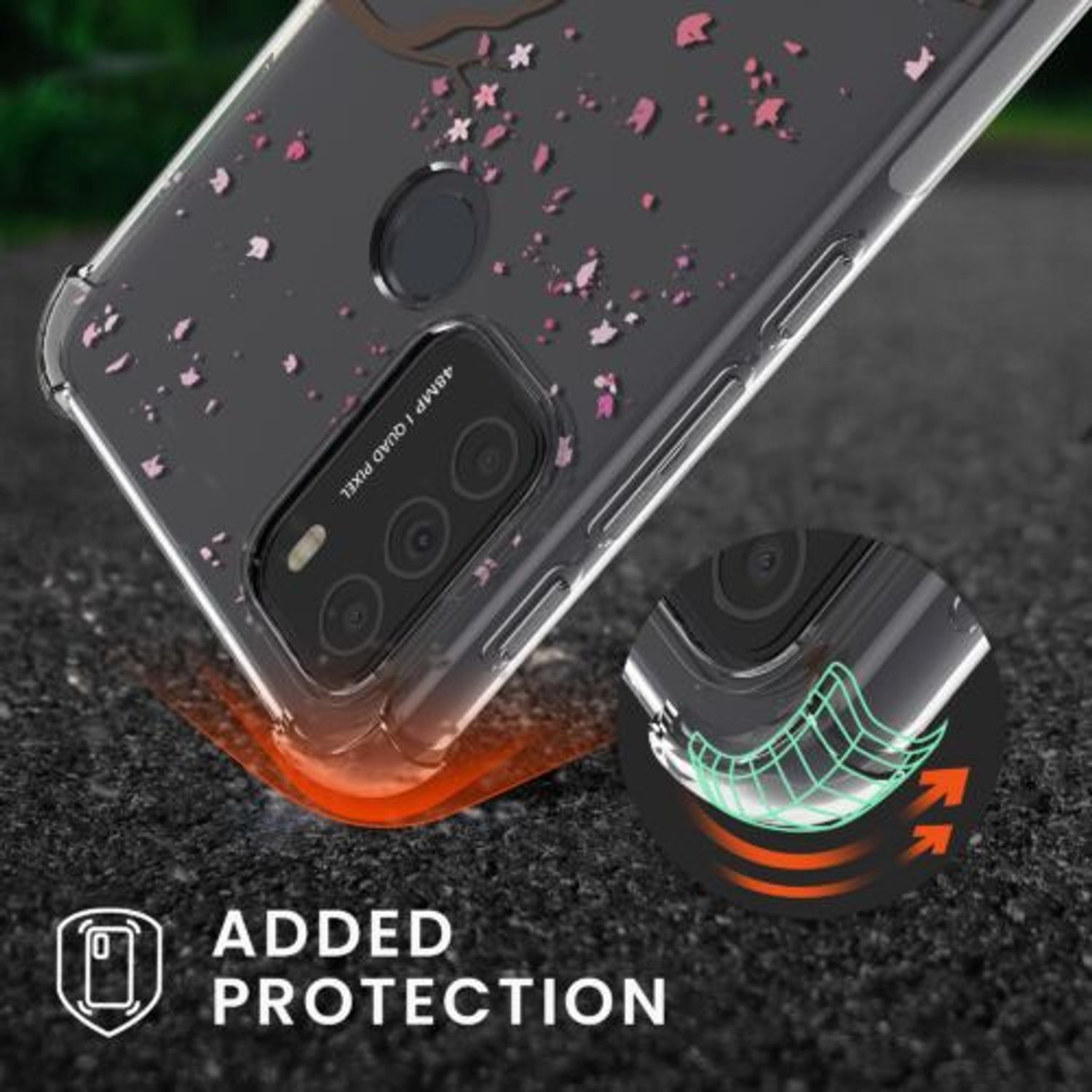 Husa Kwmobile pentru Motorola Moto G50, Silicon, Multicolor, 58818.02 fotografia produsului View 2 L