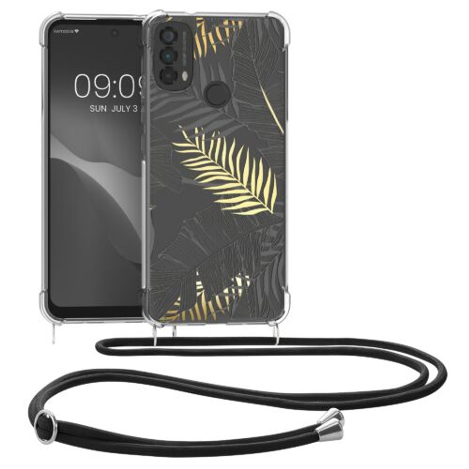 Husa Kwmobile pentru Motorola Moto E40, Silicon, Multicolor, 58815.01 fotografia produsului