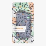 Husa Universala Kwmobile marime L - 6,5 inch, Textil, Albastru, 58825.3.17 fotografia produsului View 7 S