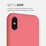 Husa pentru iPhone X/iPhone XS, Silicon, Roz, 42495.219 fotografia produsului View 4 S