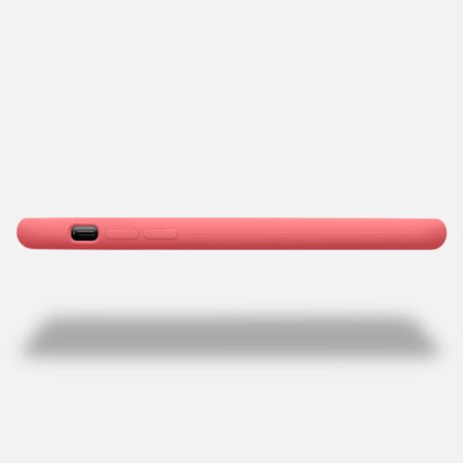 Husa pentru iPhone X/iPhone XS, Silicon, Roz, 42495.219 fotografia produsului View 6 L