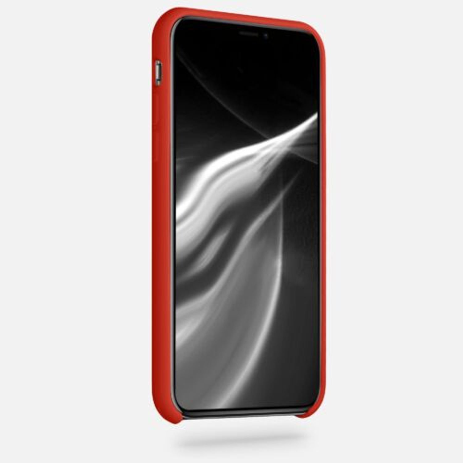 Husa pentru iPhone X/iPhone XS, Silicon, Rosu, 42495.218 fotografia produsului View 3 L