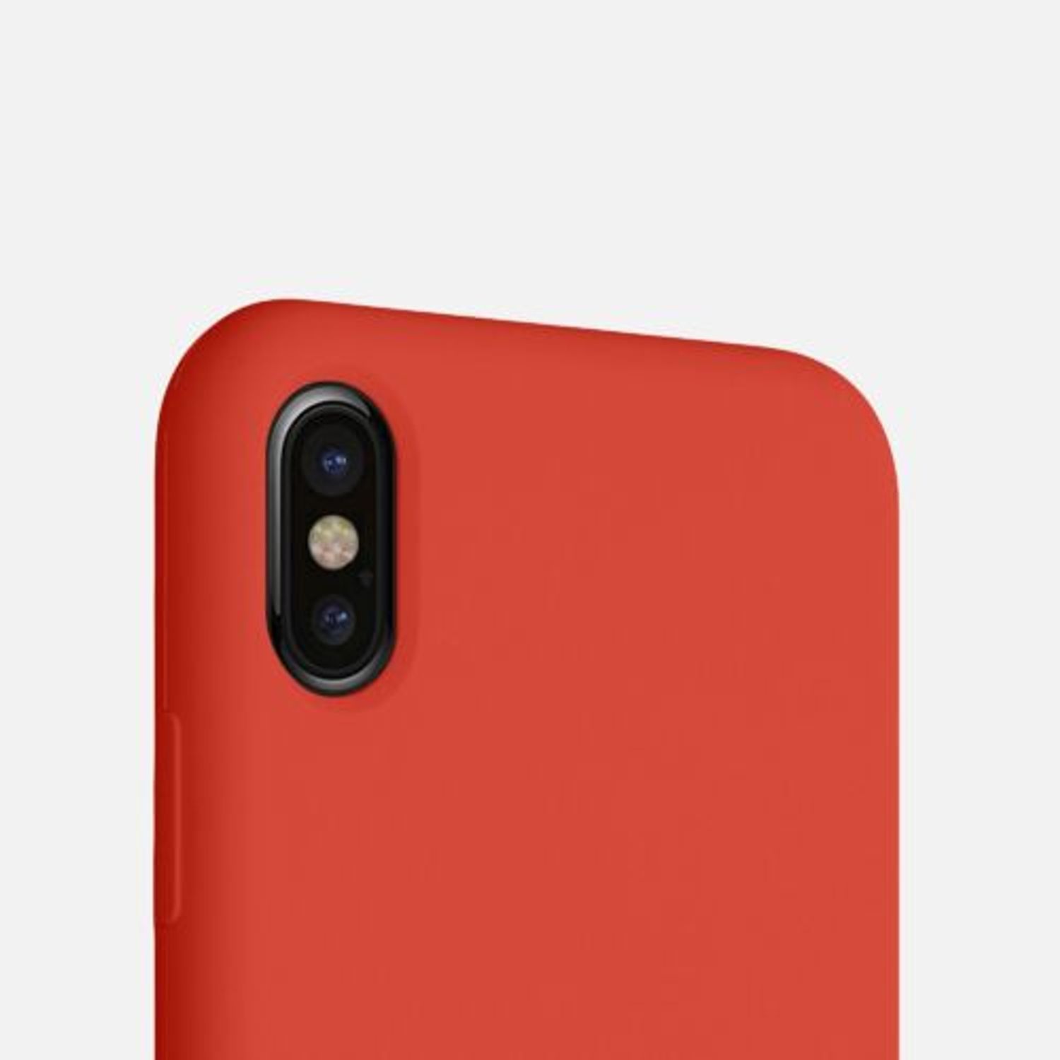 Husa pentru iPhone X/iPhone XS, Silicon, Rosu, 42495.218 fotografia produsului View 8 L