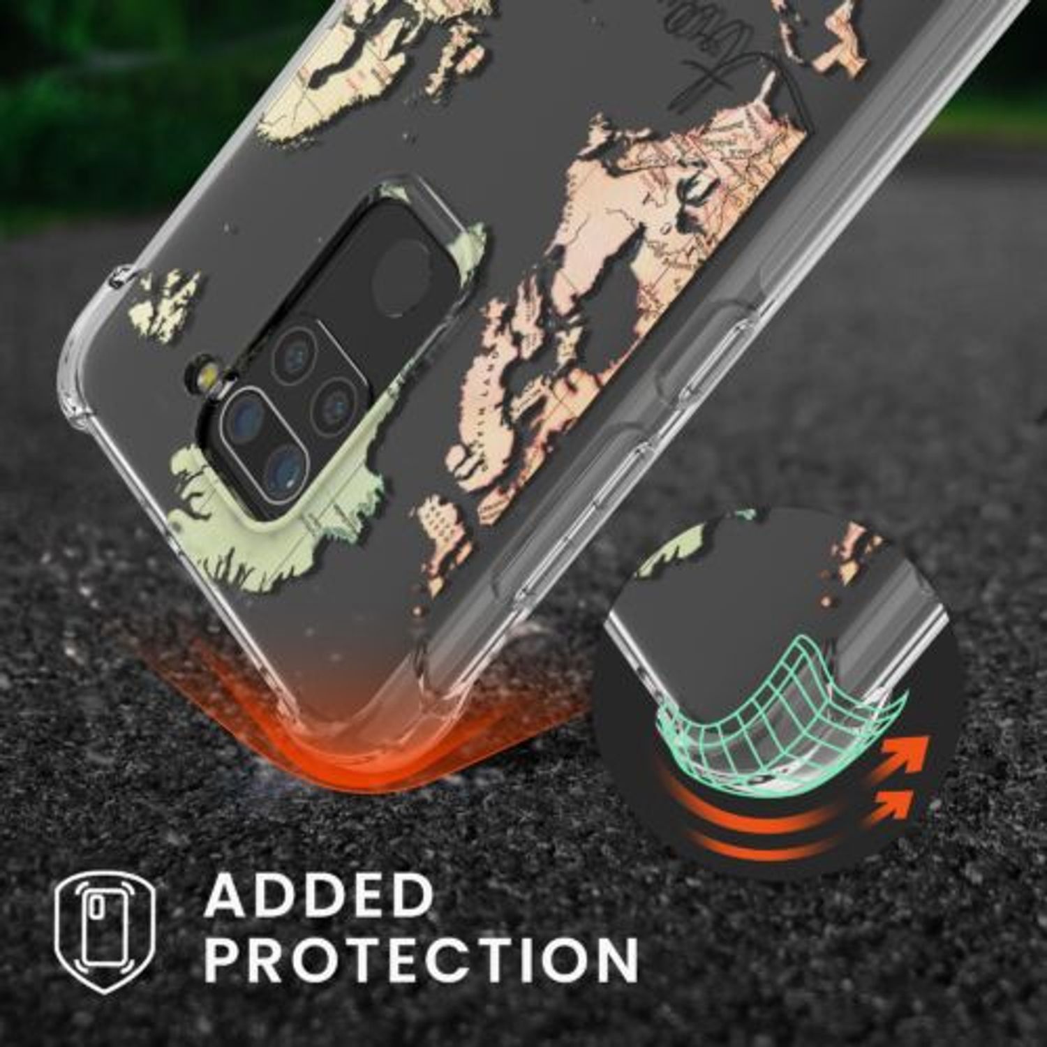 Husa Kwmobile pentru Xiaomi Redmi Note 9, Silicon, Multicolor, 53146.06 fotografia produsului View 2 L