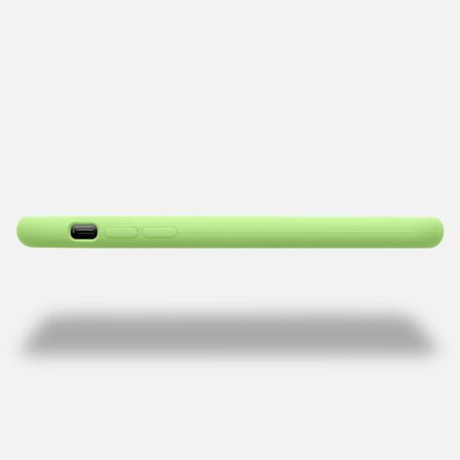 Husa pentru iPhone X/iPhone XS, Silicon, Verde, 42495.214 fotografia produsului View 5 L