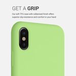 Husa pentru iPhone X/iPhone XS, Silicon, Verde, 42495.214 fotografia produsului View 4 S