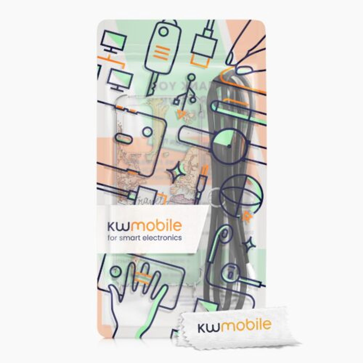 Husa Kwmobile pentru OPPO Find X5 Lite, Silicon, Multicolor, 58908.01 fotografia produsului View 7 L