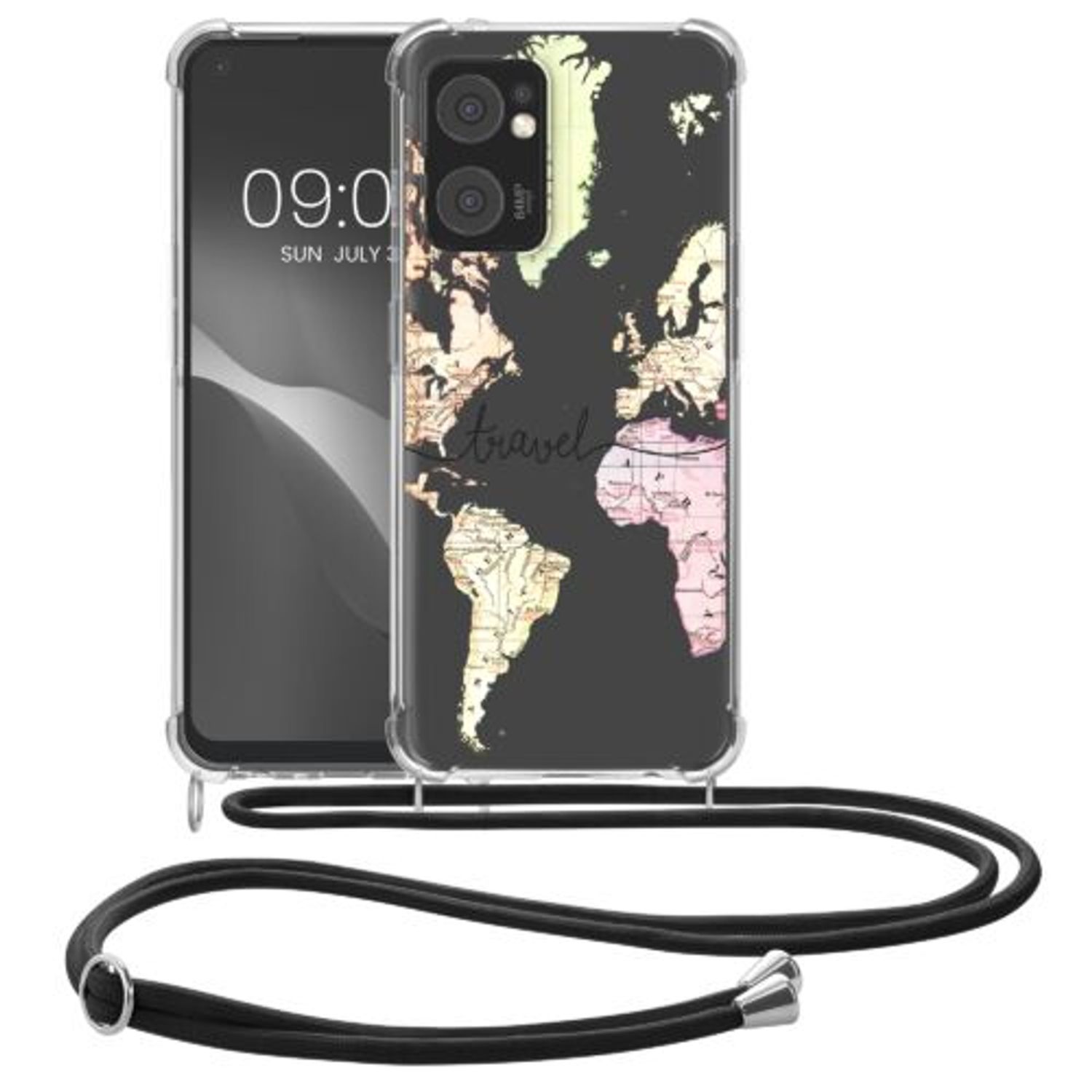 Husa Kwmobile pentru OPPO Find X5 Lite, Silicon, Multicolor, 58908.01 fotografia produsului