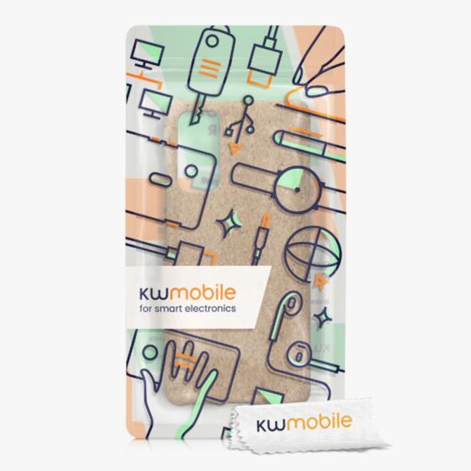 Husa Kwmobile pentru Samsung Galaxy S20 FE, Pluta, Maro, 58905.24 fotografia produsului View 6 L