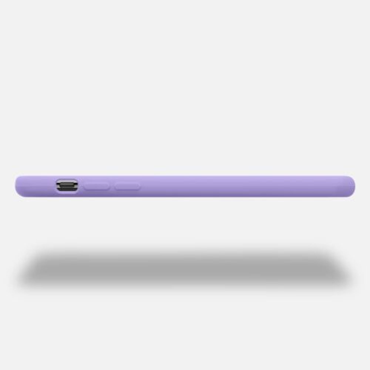 Husa pentru iPhone X/iPhone XS, Silicon, Mov, 42495.222 fotografia produsului View 5 L