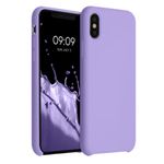 Husa pentru iPhone X/iPhone XS, Silicon, Mov, 42495.222 fotografia produsului