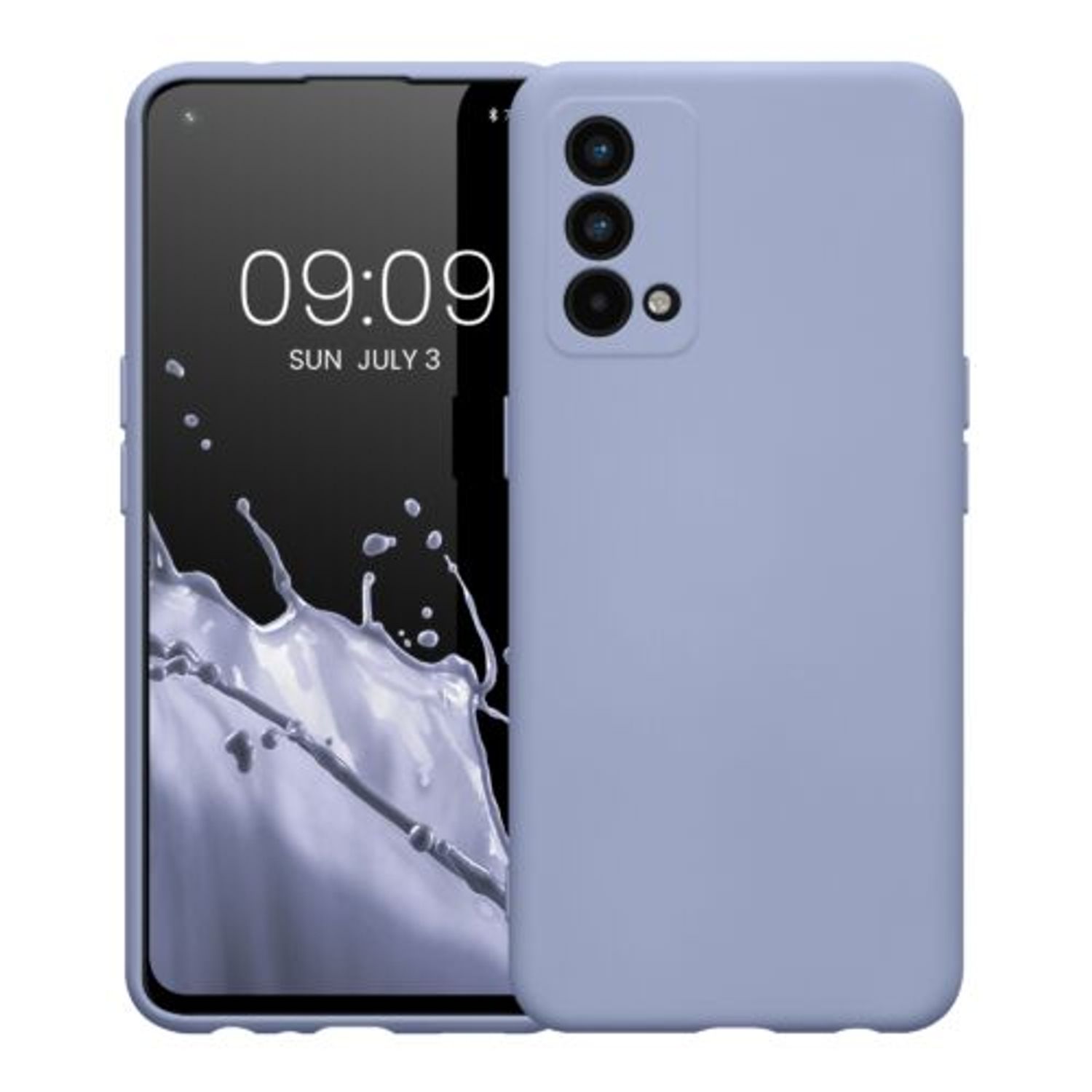Husa Kwmobile pentru Realme GT Master Edition, Silicon, Albastru, 58698.139 fotografia produsului