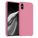 Husa pentru iPhone X/iPhone XS, Silicon, Roz, 46313.212 fotografia produsului