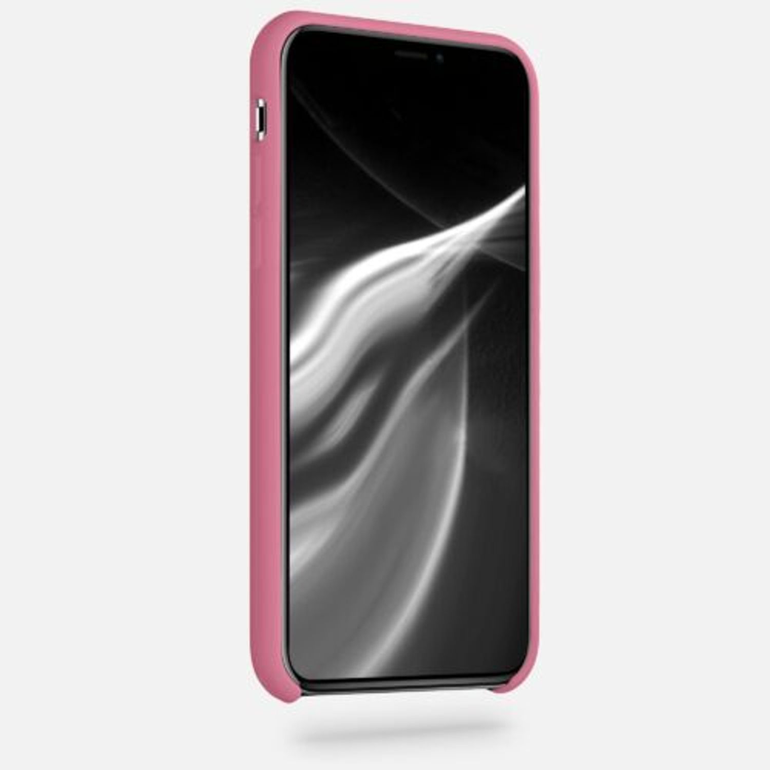 Husa pentru iPhone X/iPhone XS, Silicon, Roz, 46313.212 fotografia produsului View 3 L