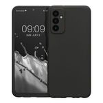 Husa Kwmobile pentru Samsung Galaxy M13, Silicon, Negru, 58917.01 fotografia produsului